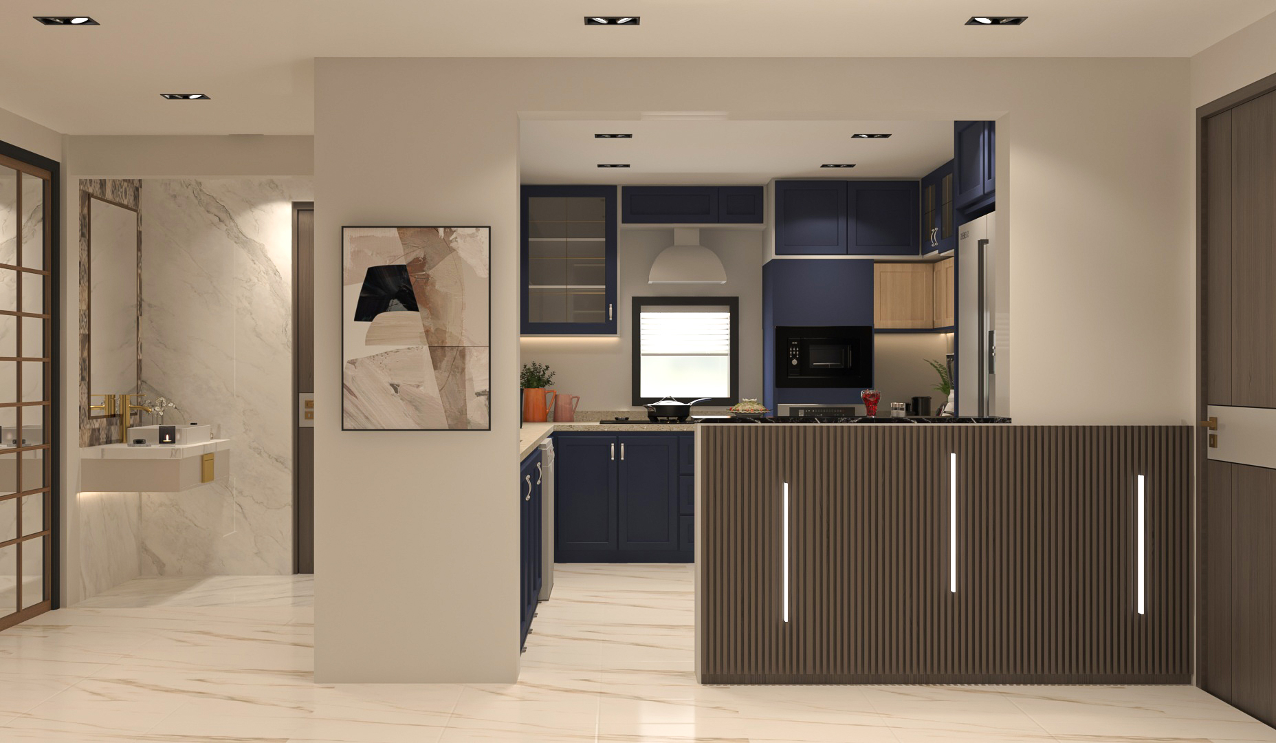 Kitchen and Coffe corner with Washing Area-9