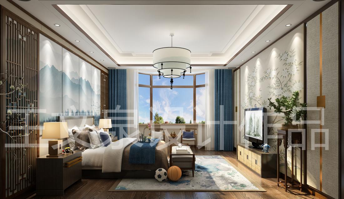 
别墅大宅设计师欧式法式新中式效果图143 -9