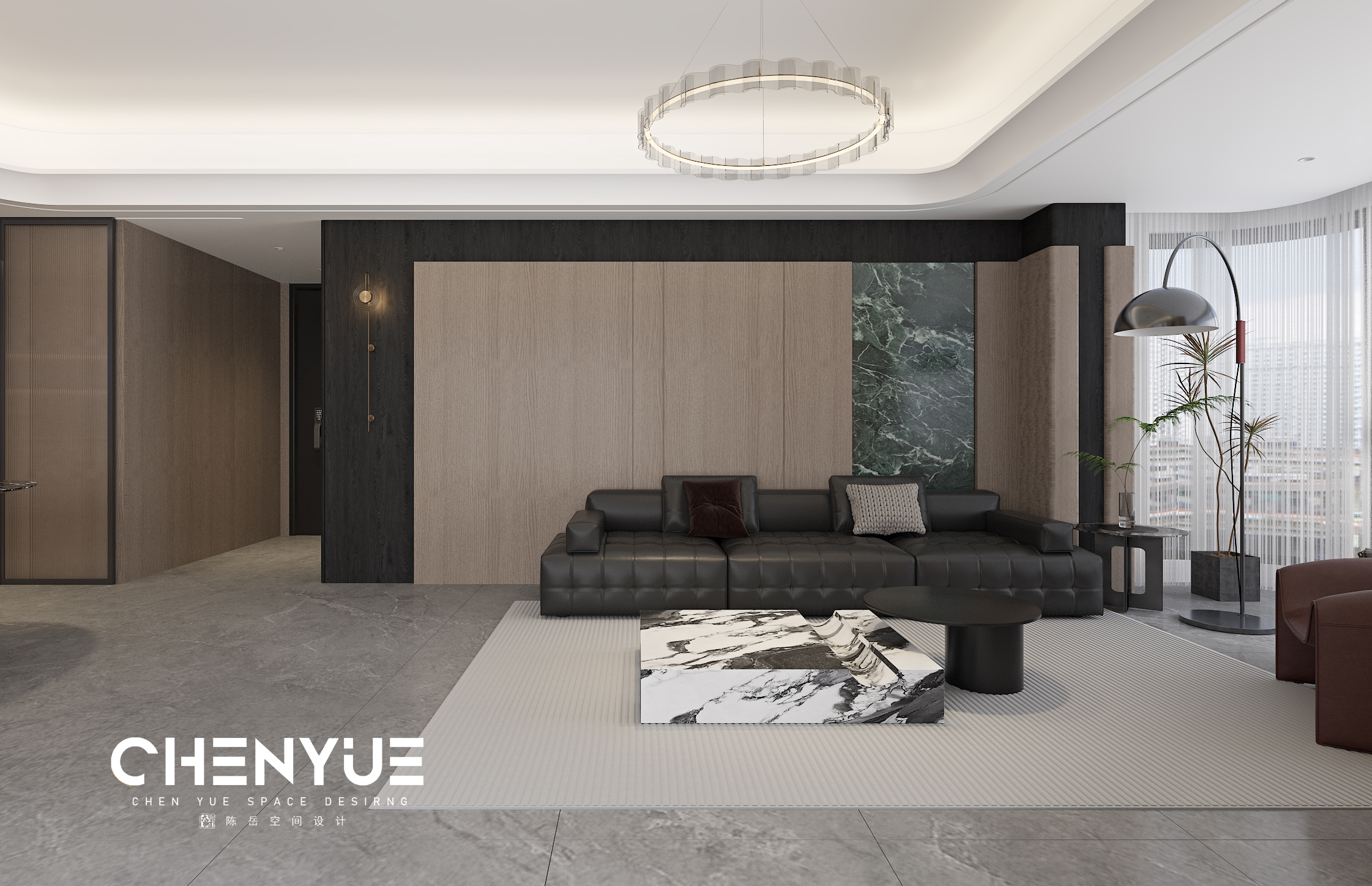 万科星耀天府 160㎡ 现代轻奢丨陈岳-14