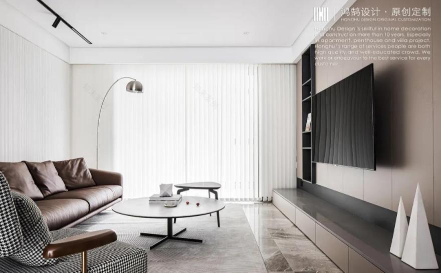 绍兴鸿鹄设计丨平层丨140平现代简约,汇筑年轻新生活-10