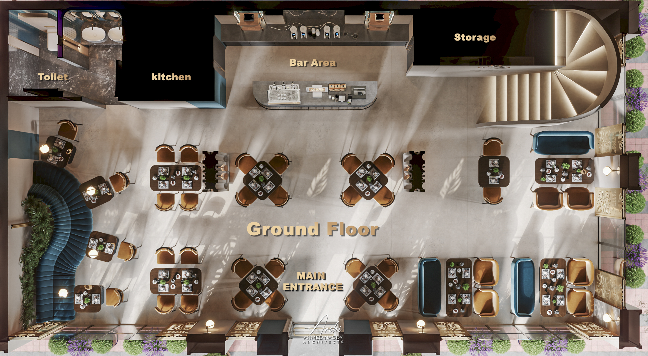 Chances De Vie 咖啡店设计丨沙特阿拉伯吉赞-3