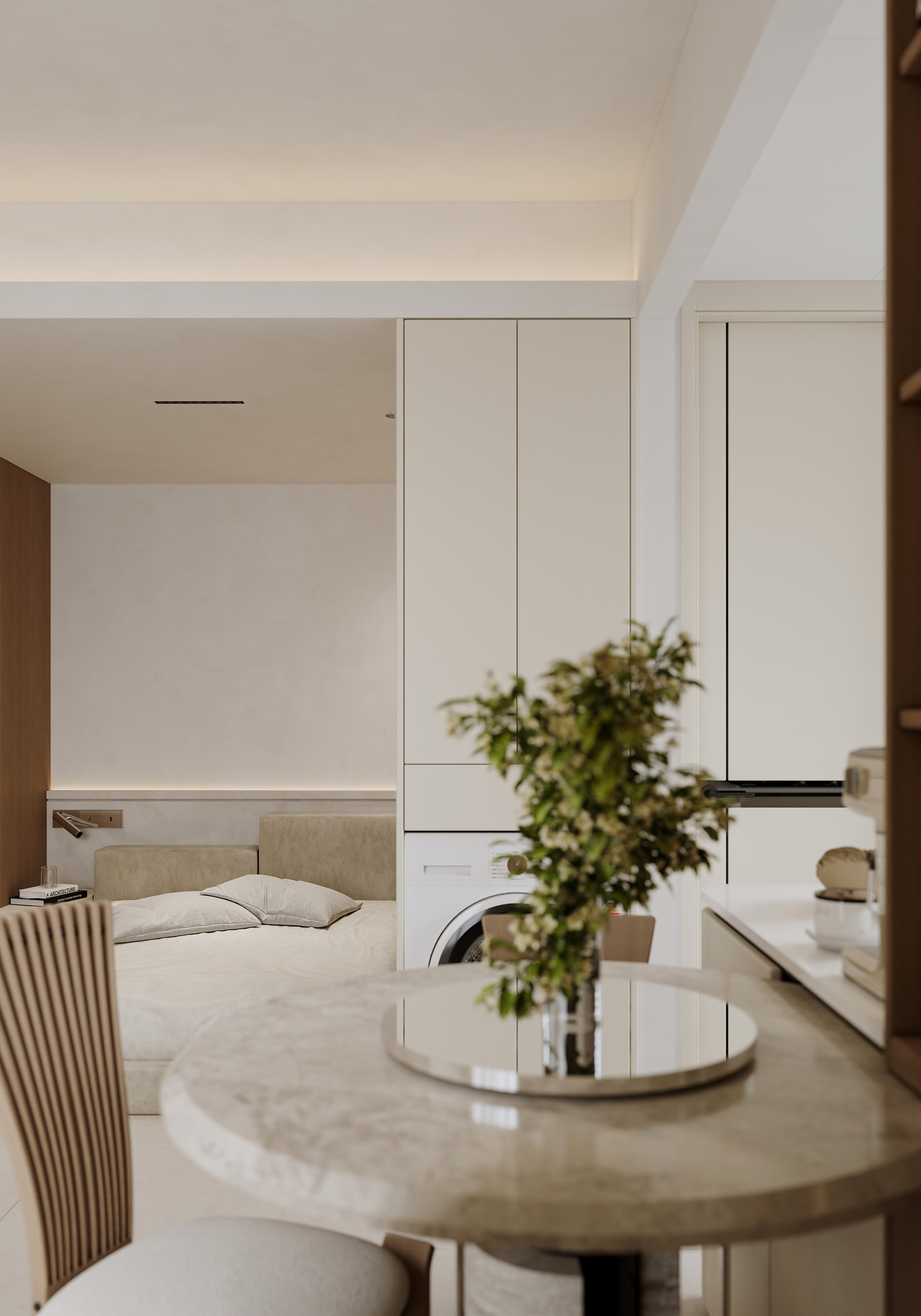 沈阳  巴塞罗那公寓64㎡  原木风效果表现-9