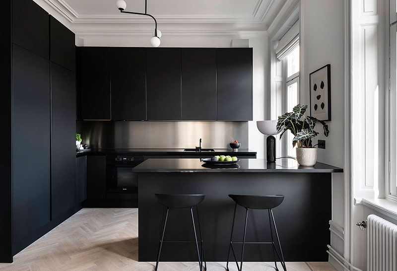 斯德哥尔摩优雅公寓 | 灰色调的精致魅力-8