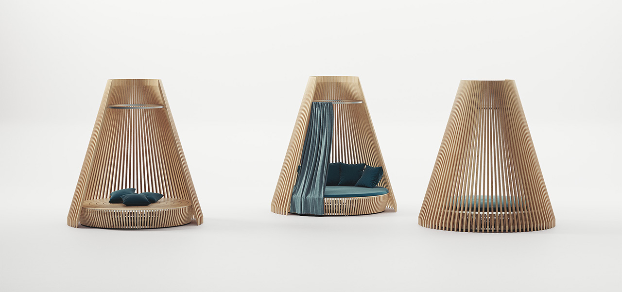 户外休憩佳品 | 设计师 Marco Lavit 的 Hut-7