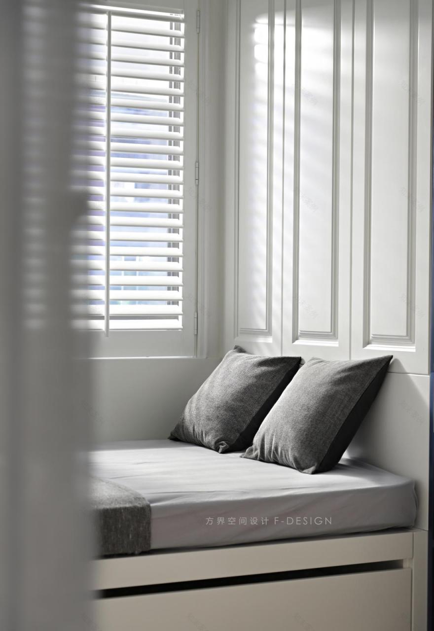 蓝白交响曲 · 开放式厨房设计丨方界作品-59