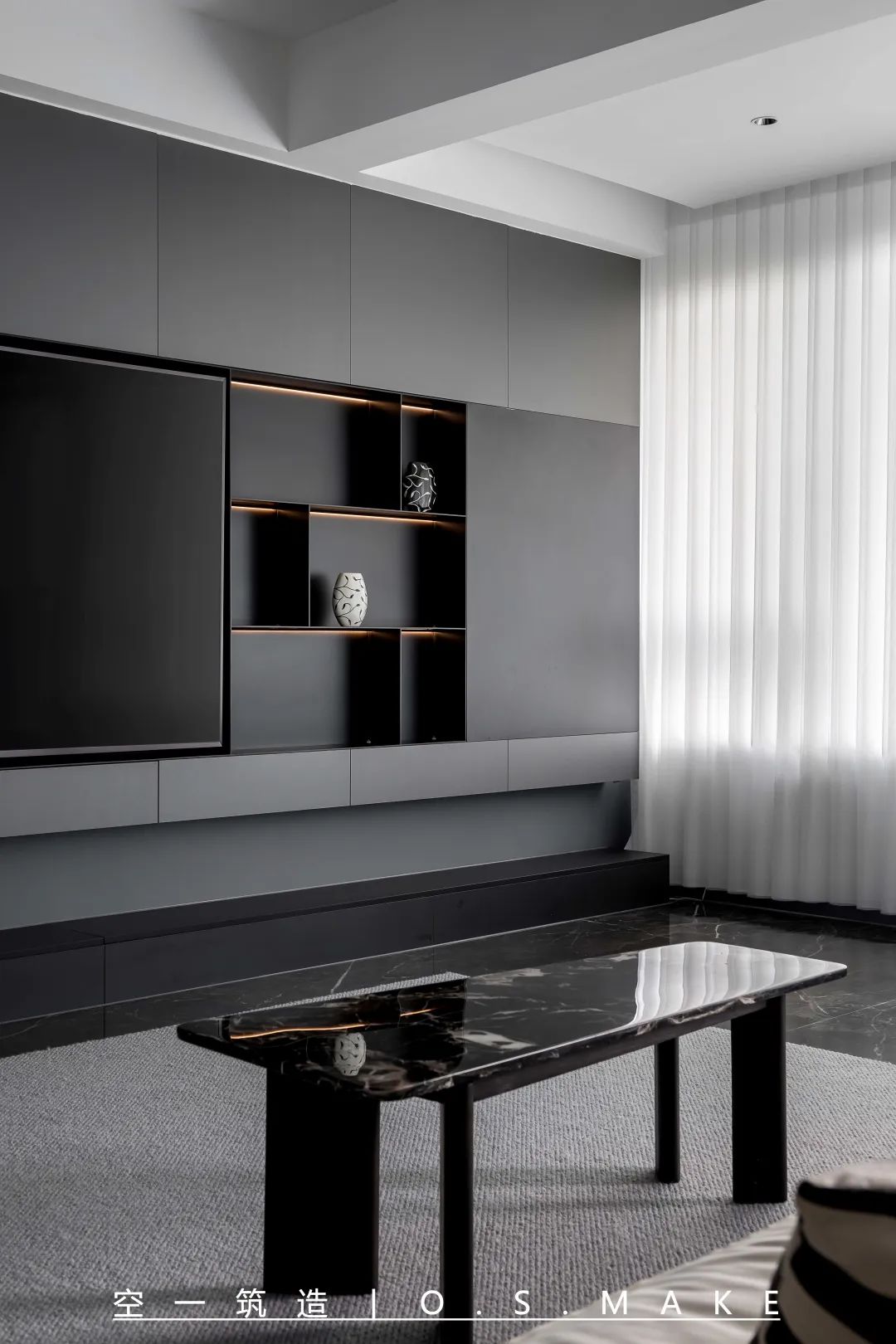 现代极简之家丨中国重庆丨空一筑造-48