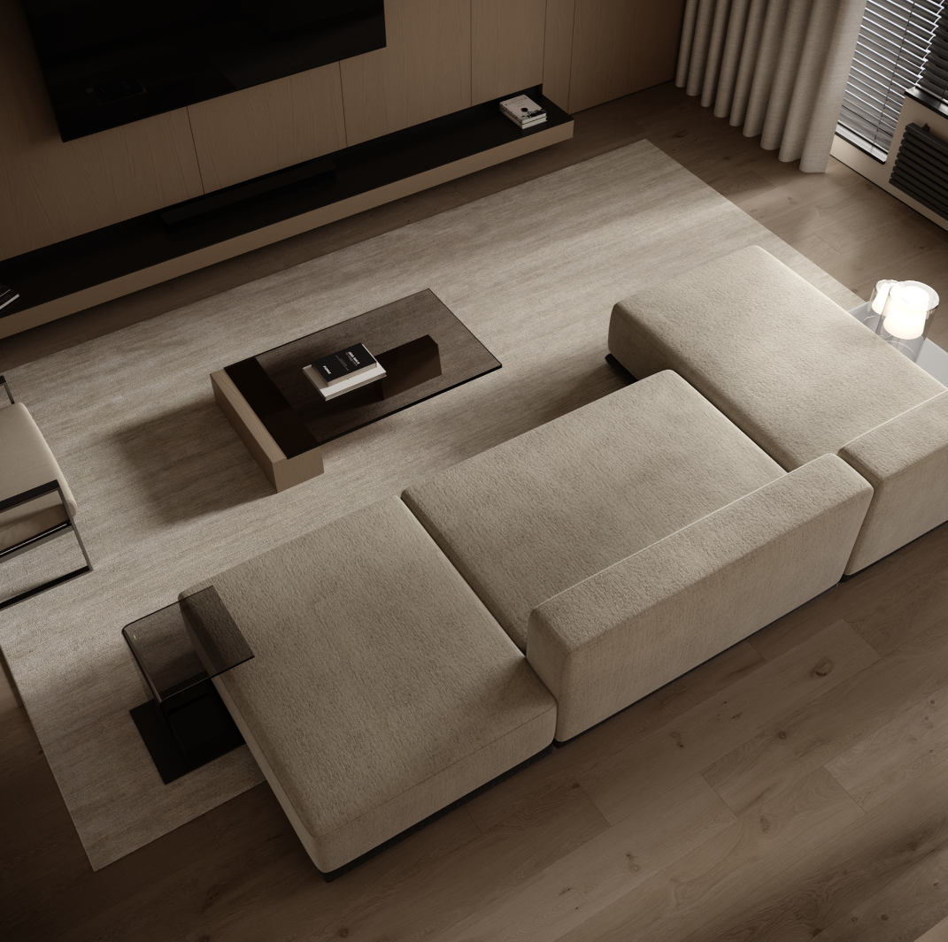 86㎡ 极简原木 温馨住宅-7