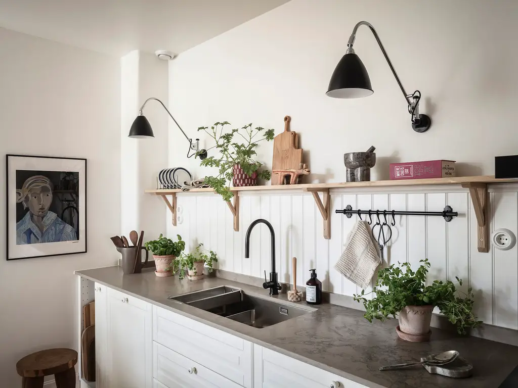 温馨舒适的斯堪的纳维亚风格公寓设计-9