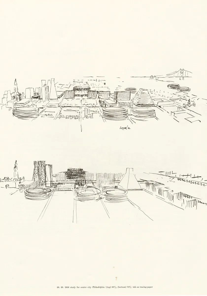 路易斯·康的建筑绘画-31