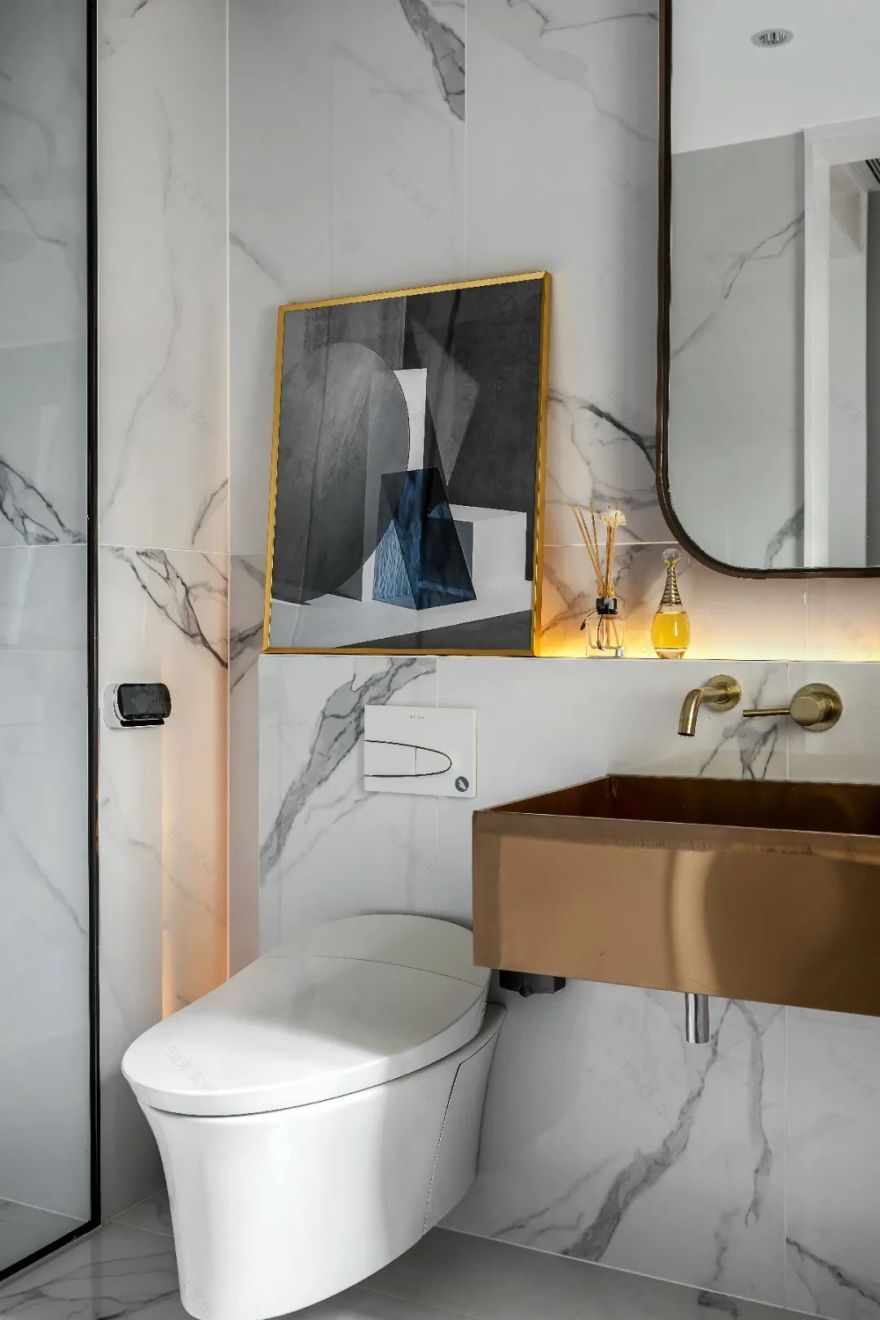 未来城高层 99 户型 | 克莱因蓝的现代艺术空间-33