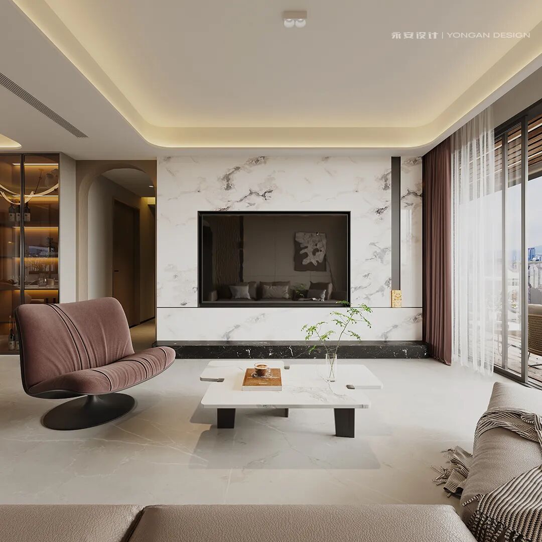 永安新作丨博林君瑞130㎡【典雅轻奢中的空间多重奏】-43