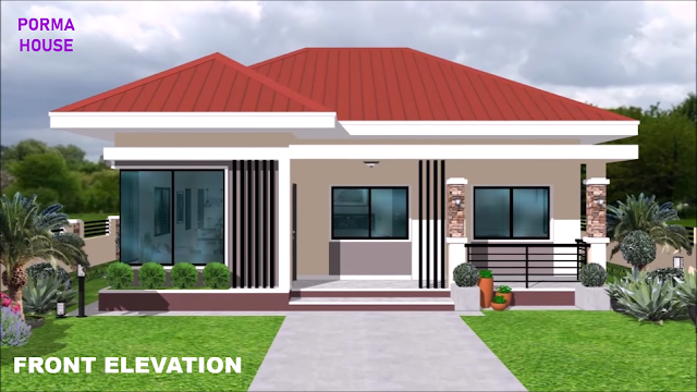 10 · 10 m有4间卧室的惊人房屋设计-5