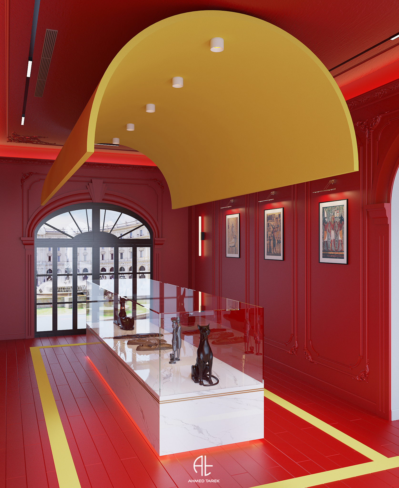 法国艺术画廊及小型博物馆设计-7