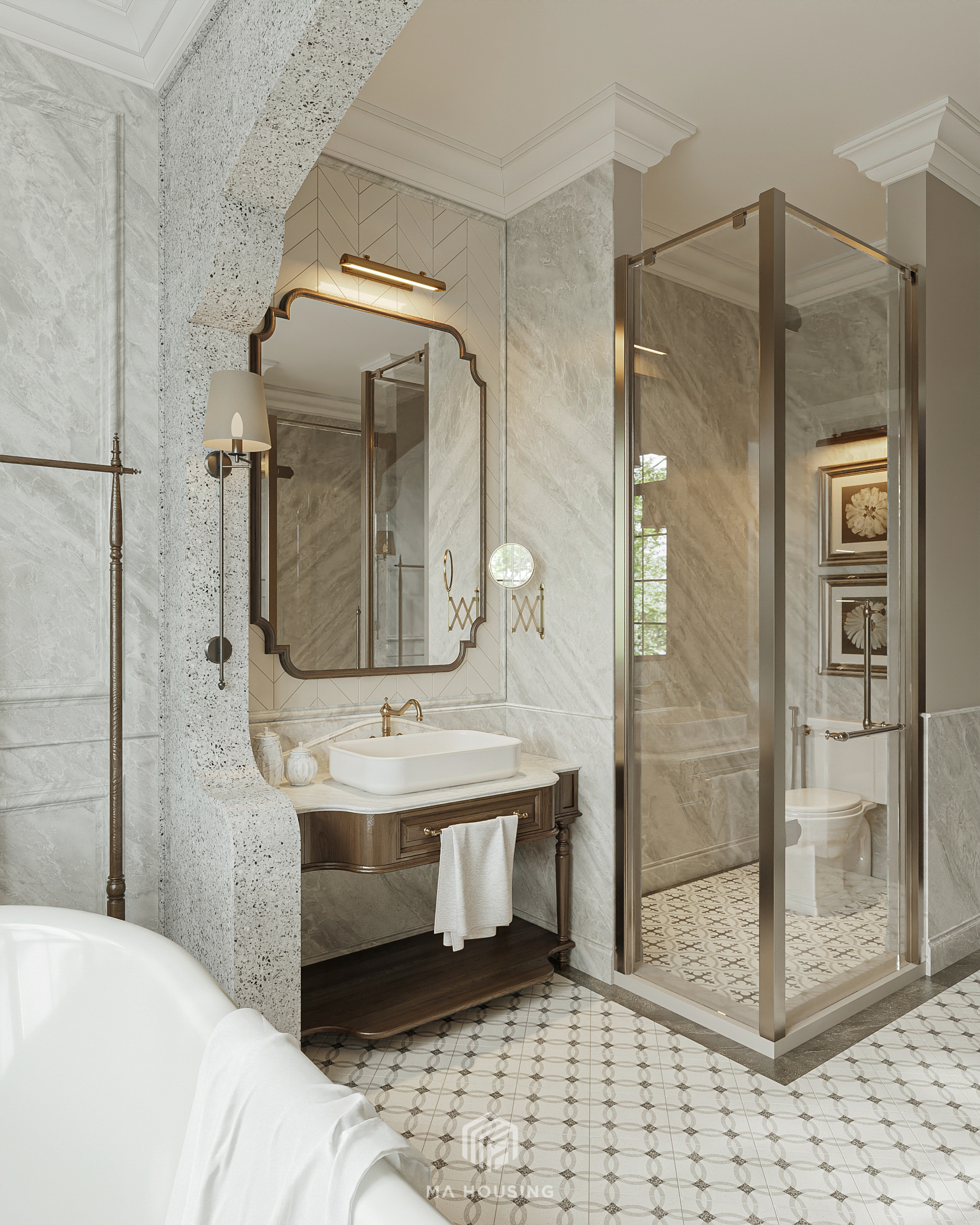 NGUYEN GIA THIEU 别墅主卧室丨越南河内丨MA housing-11