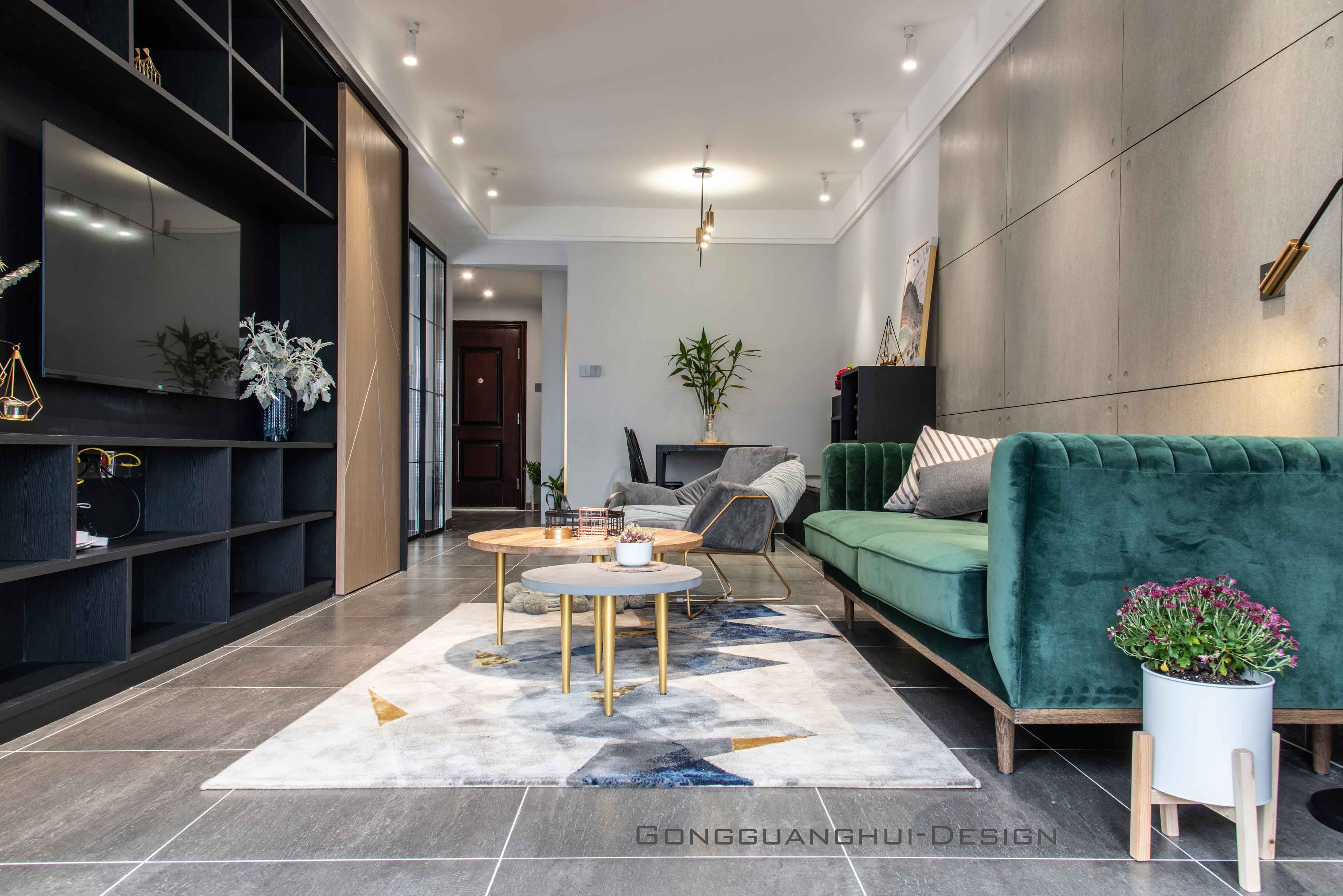 美迪装饰打造 88 平轻奢北欧风单身女性之家-28