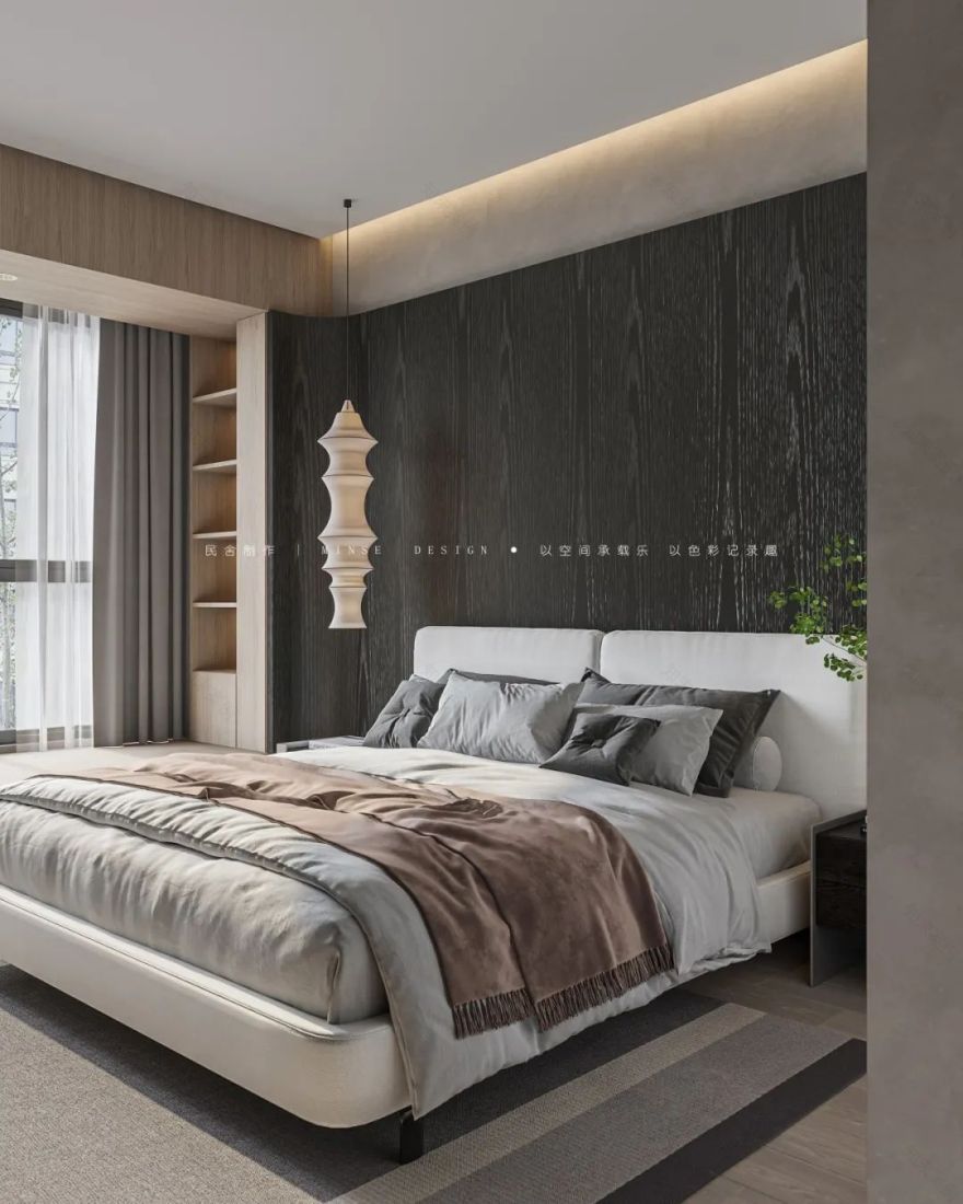 音乐老师的深色调温暖之家-40