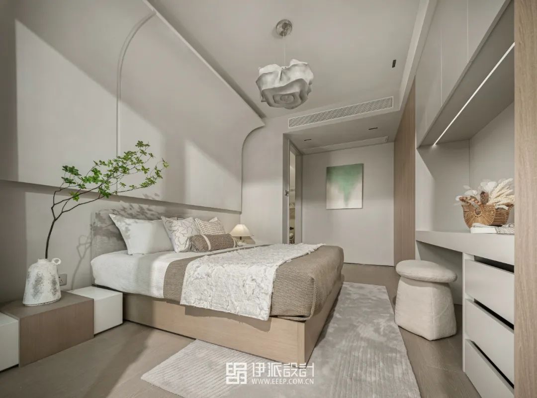 湖上云庭奶油系侘寂风样板间丨中国嘉兴丨深圳市伊派室内设计有限公司-45