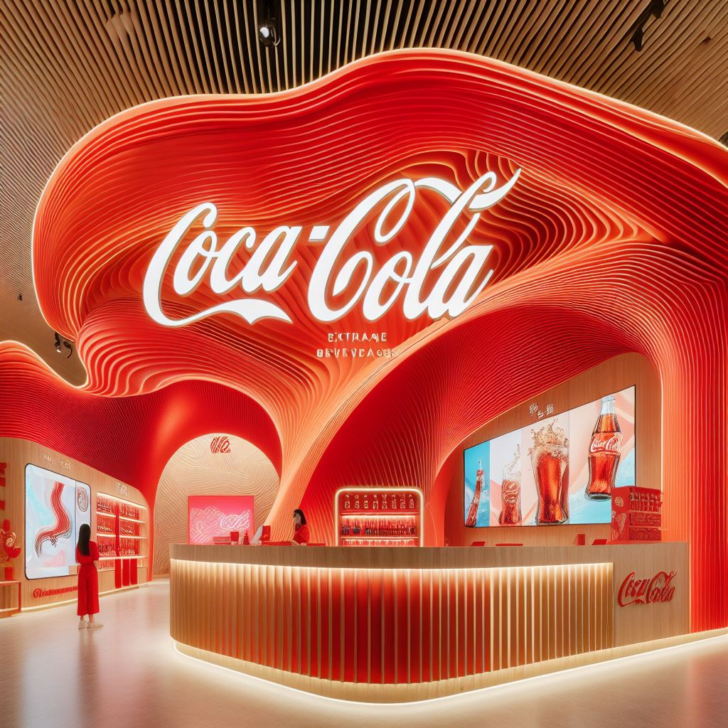 AI simulates the Coca-Cola booth-8