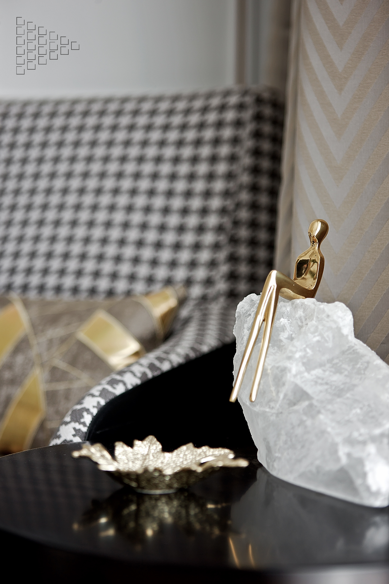 大理轻奢混搭风样板房-29