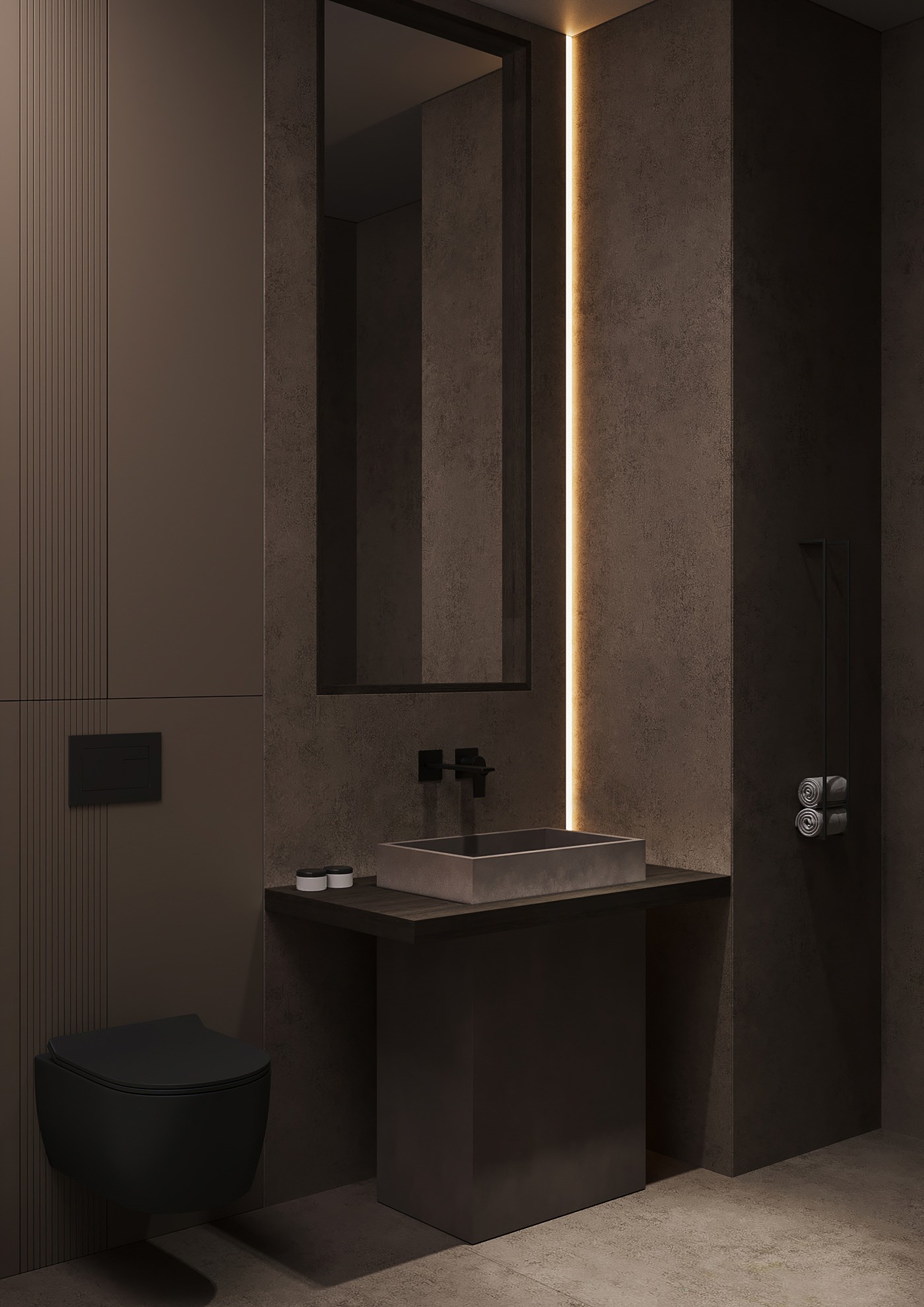 130㎡中性色系住宅设计 超精致！-11