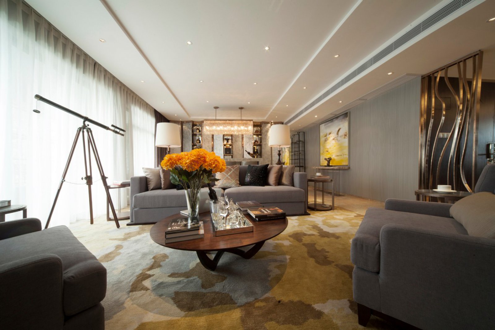 时尚的暖意 中信金山湾样板间  曾秋荣-2