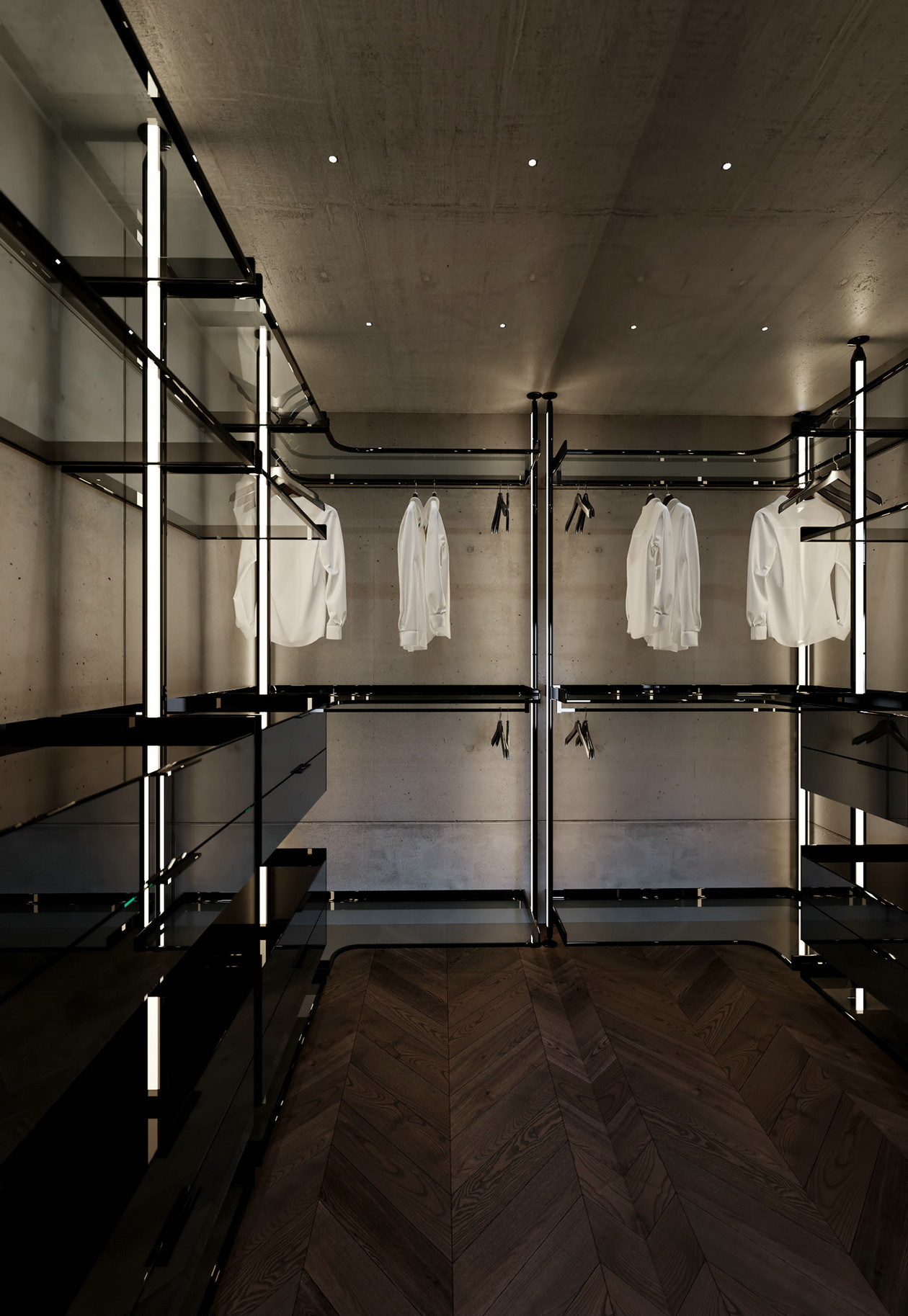 高级灰色系公寓设计-12