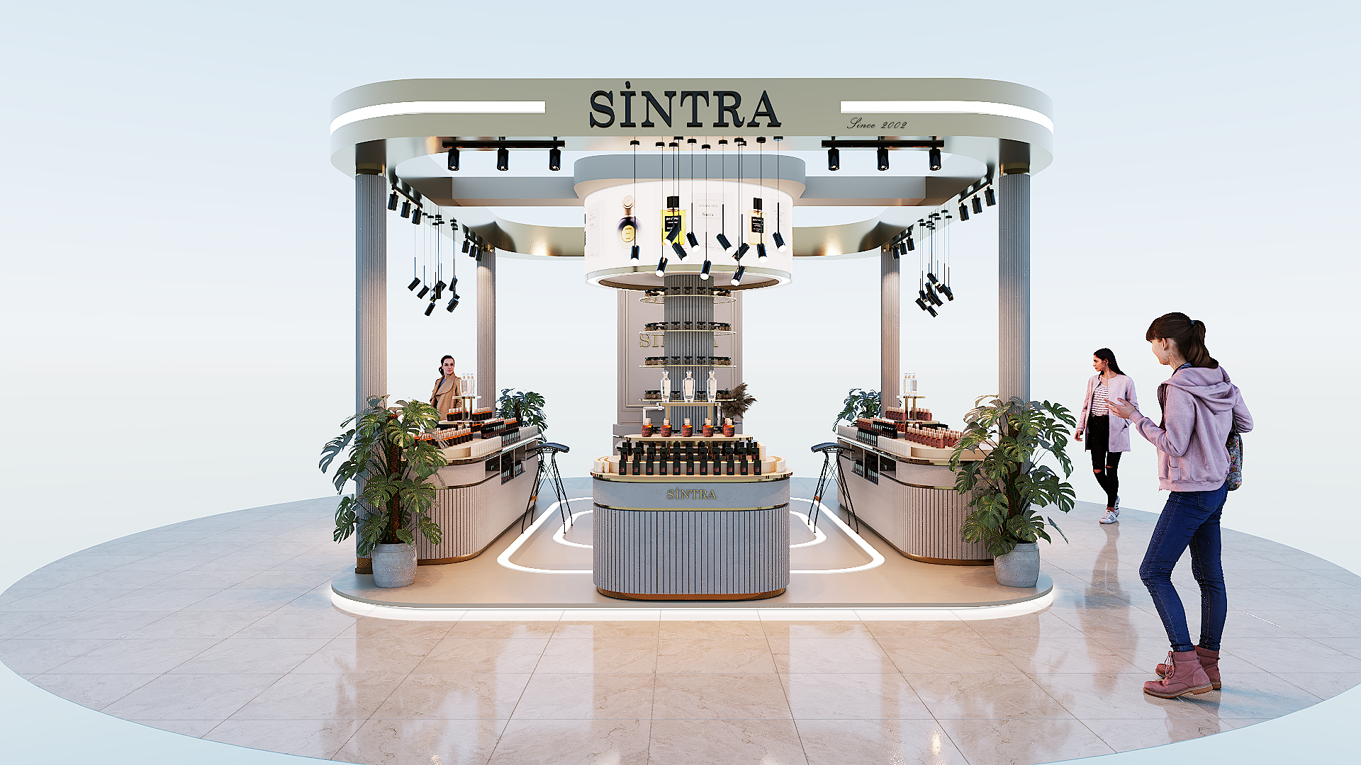 Sintra Parfum / Mall center Concept stand-3