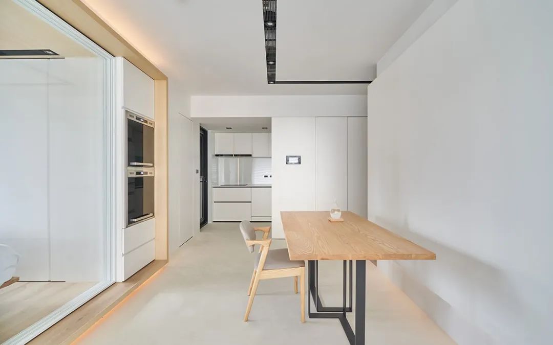 50㎡两居室小宅，弹性利用空间，打造充满变化的盒中盒 | 虫点子设计-53