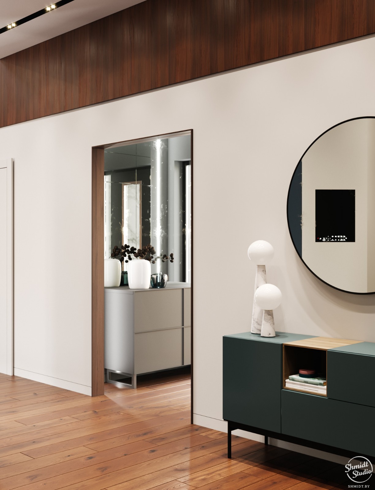 明斯克 100m²现代优雅住宅设计-19