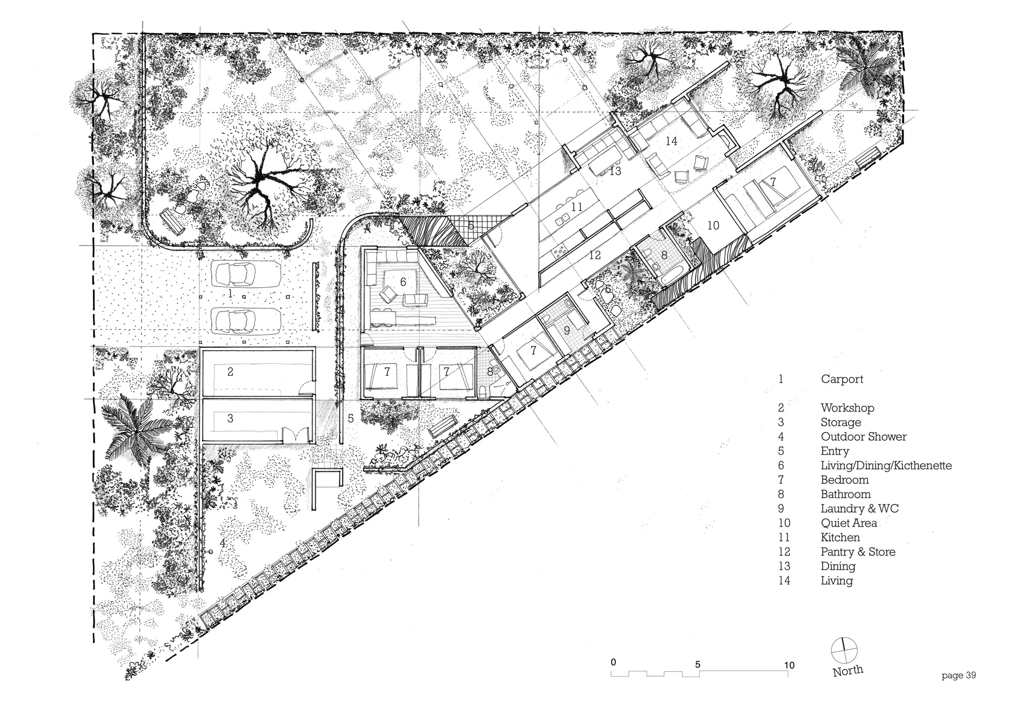 花园住宅丨Nest Architects,Placement-15