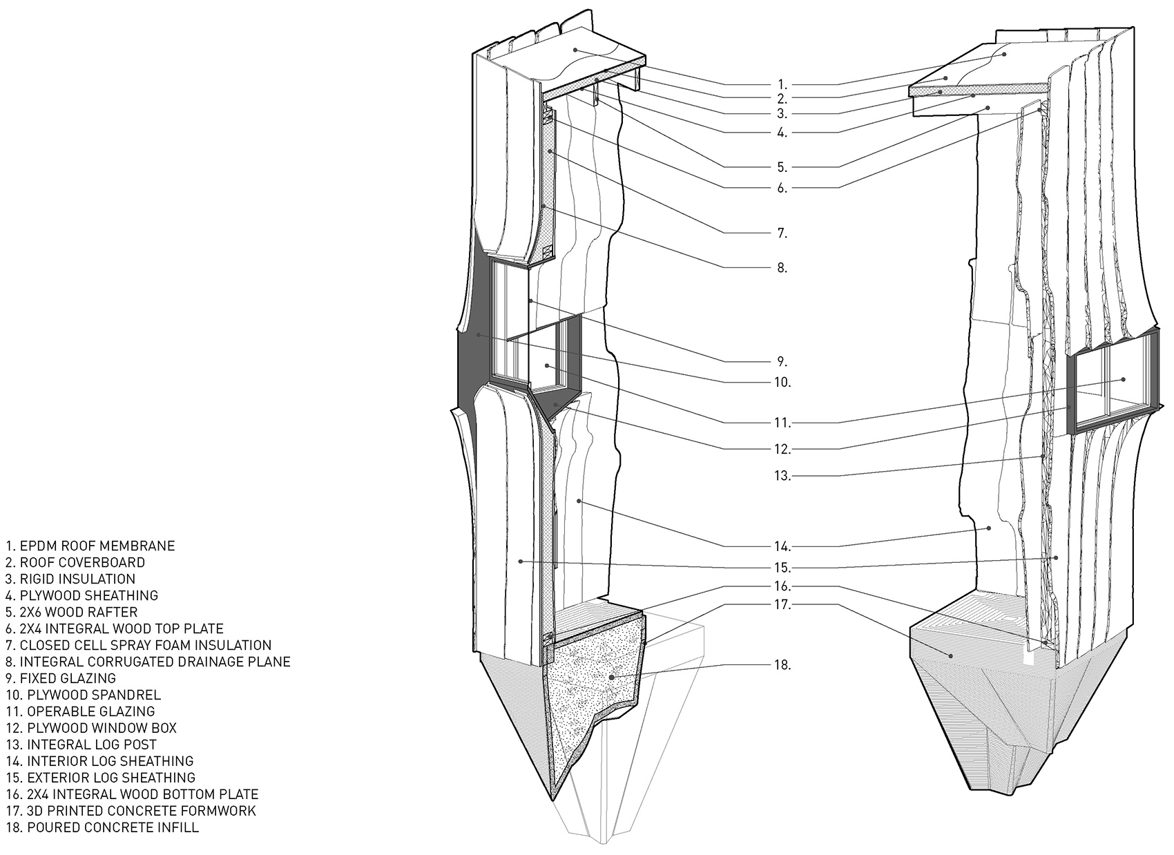 可持续白蜡木小屋丨美国纽约丨HANNAH设计事务所-75