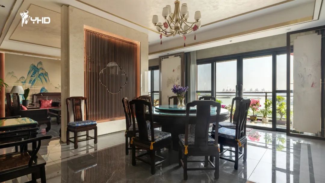 新中式海景大宅丨艺鸿实景-35