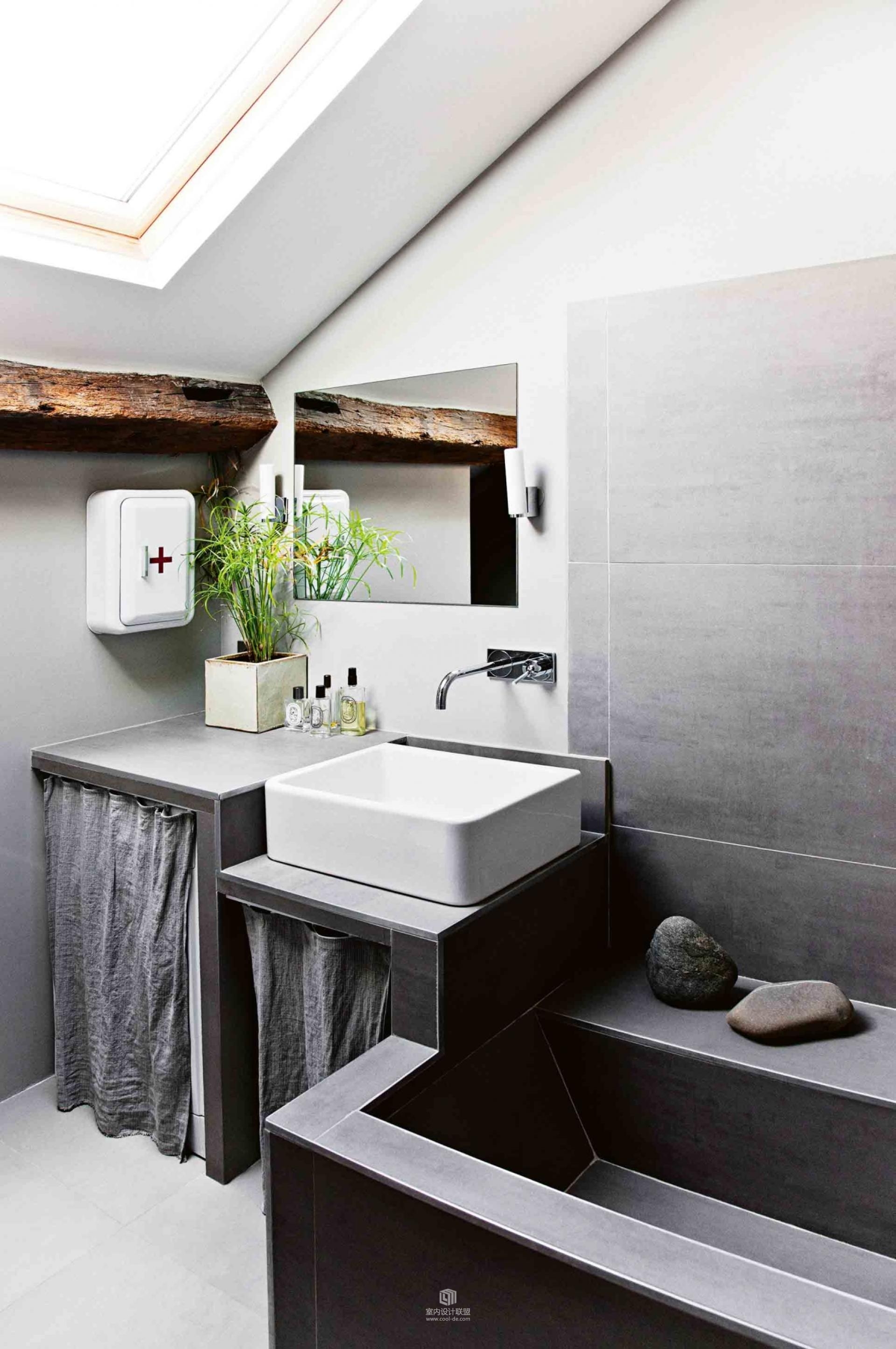 设计师夫妇黑色空间的戏法Isabelle、Matthieu-17