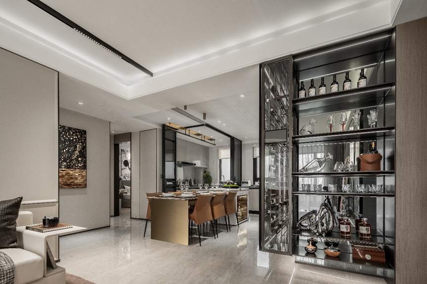 华发峰景湾 129 样板间丨中国郑州丨万景百年室内设计-20