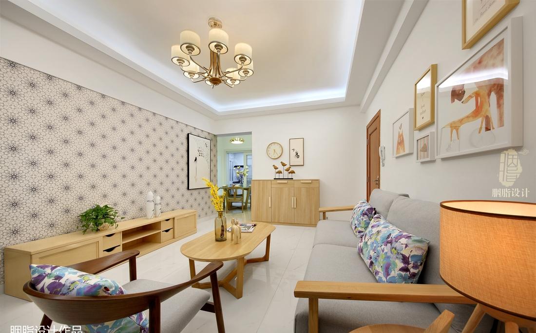 北欧风家装设计，原木元素与色彩搭配的清新之作-9