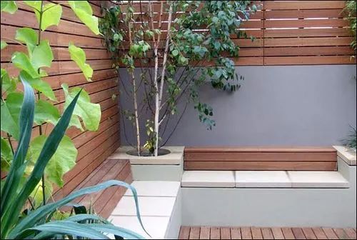 诗画般的庭院卡座设计-34