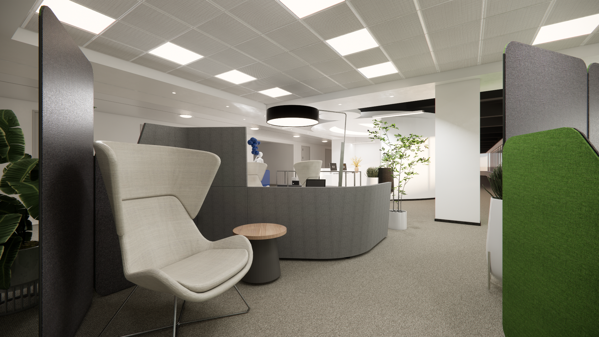 企业办公改造设计  标准办公层-7