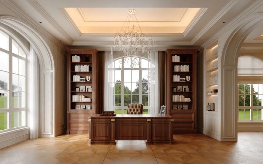 P.W.璞物设计丨时光凝萃的艺术·华章--纯净法式-79