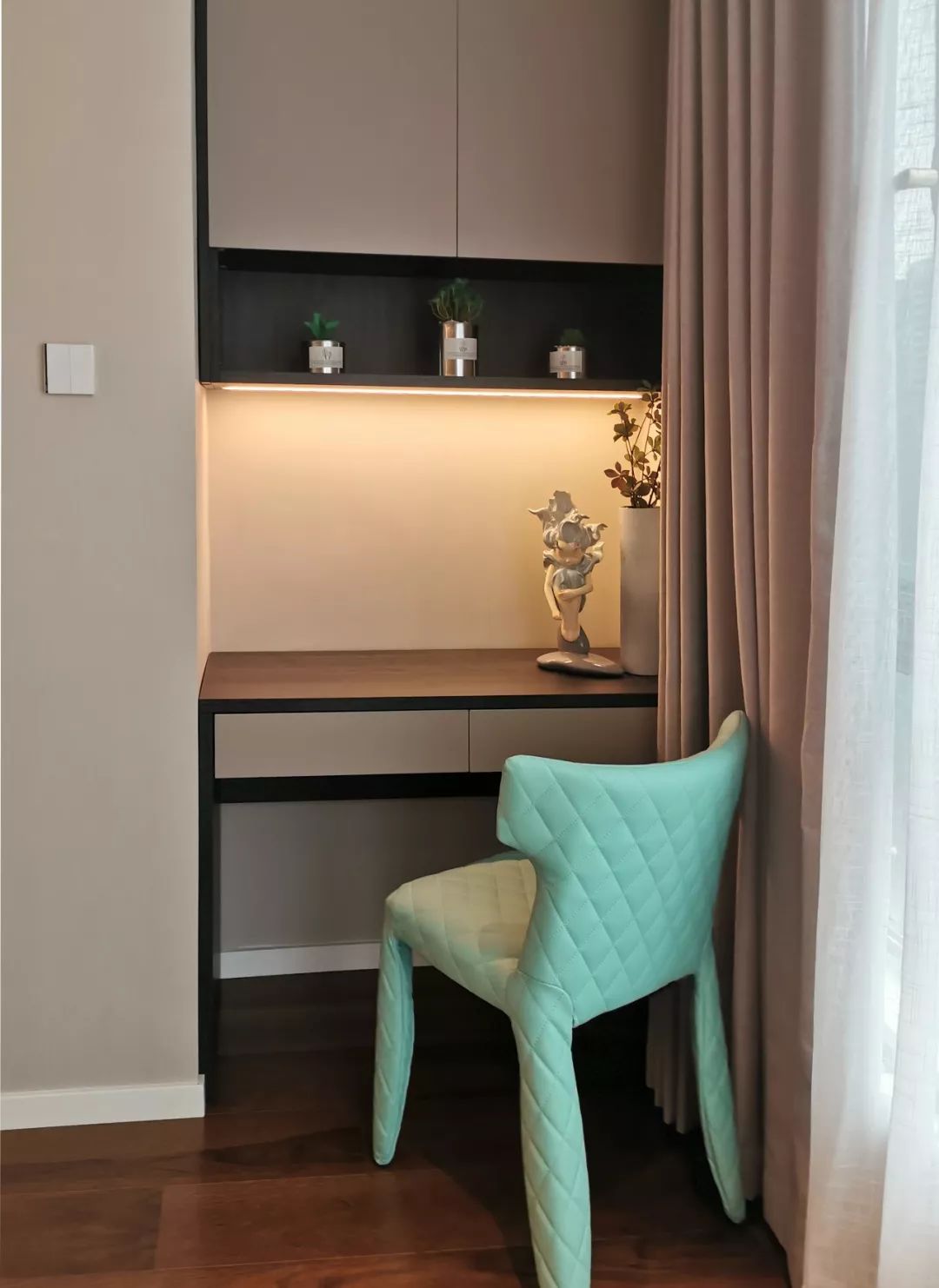 陈洁新作 | 度灰格调空间，金属皮革跨界碰撞-51