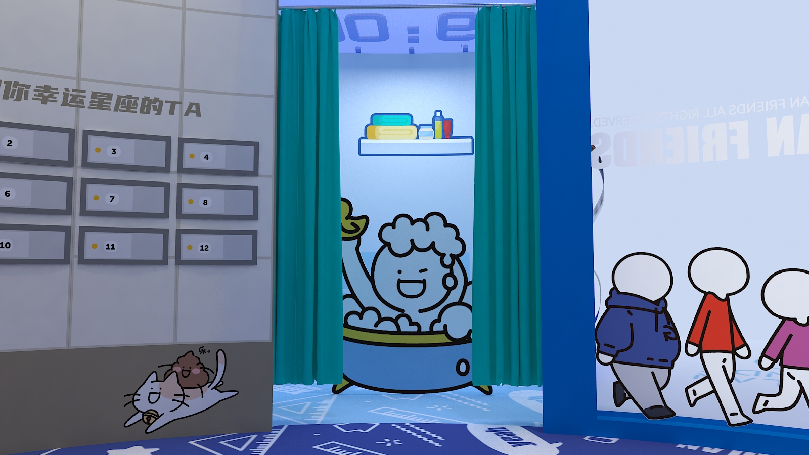 杭州科技城宝龙广场小蓝IP展-16