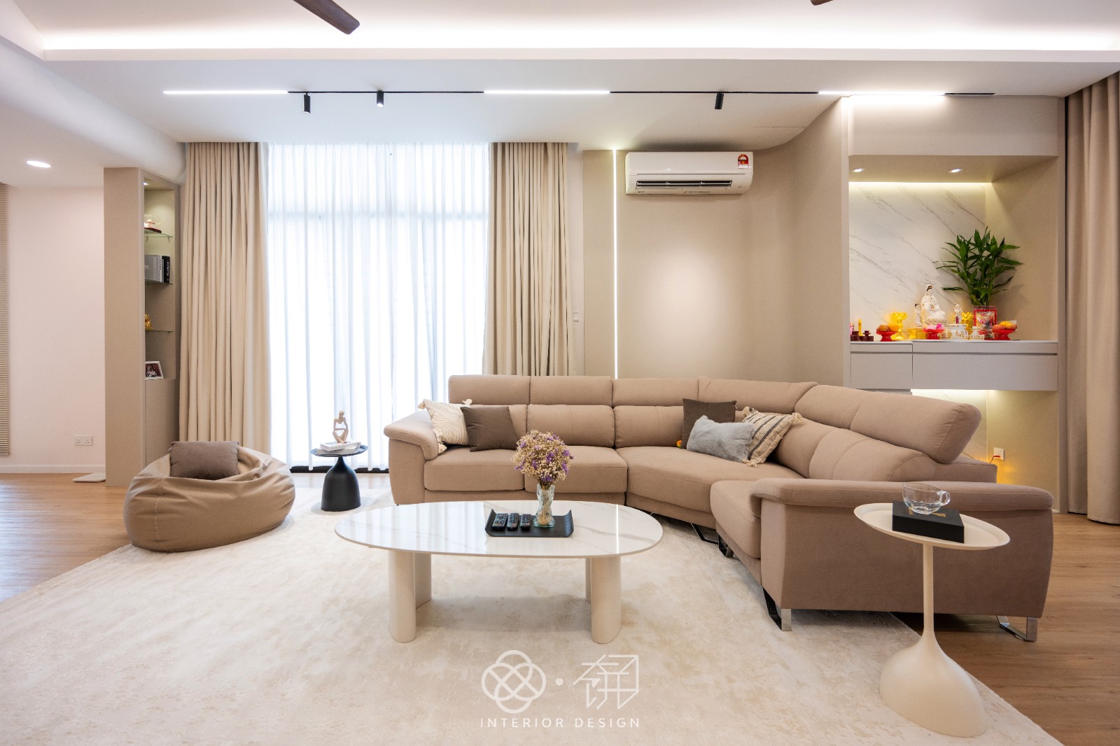 奶油简约·明亮住宅丨大饼设计-11