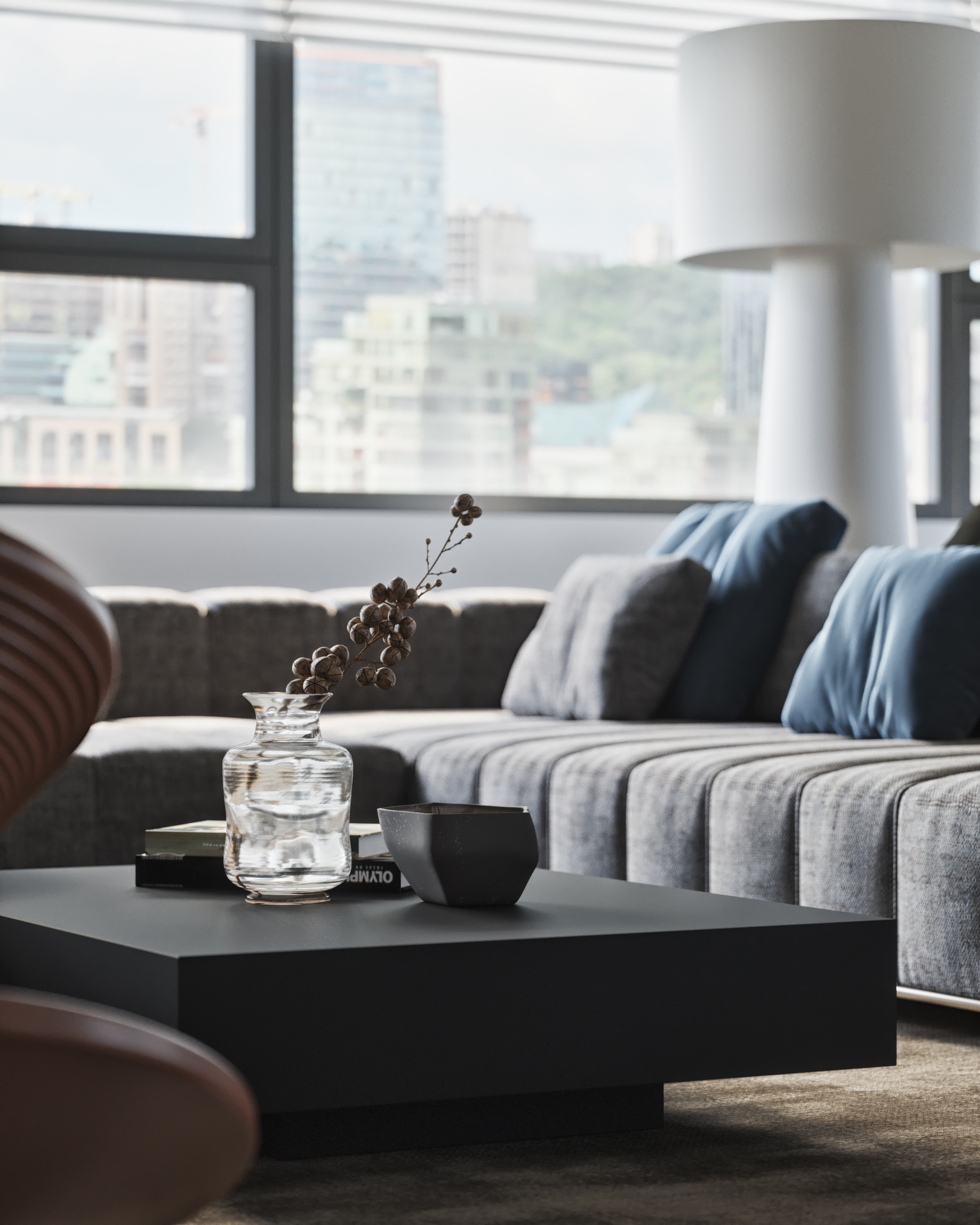 时尚客厅设计，Fstorm 渲染与 PS 打造惊艳空间-3