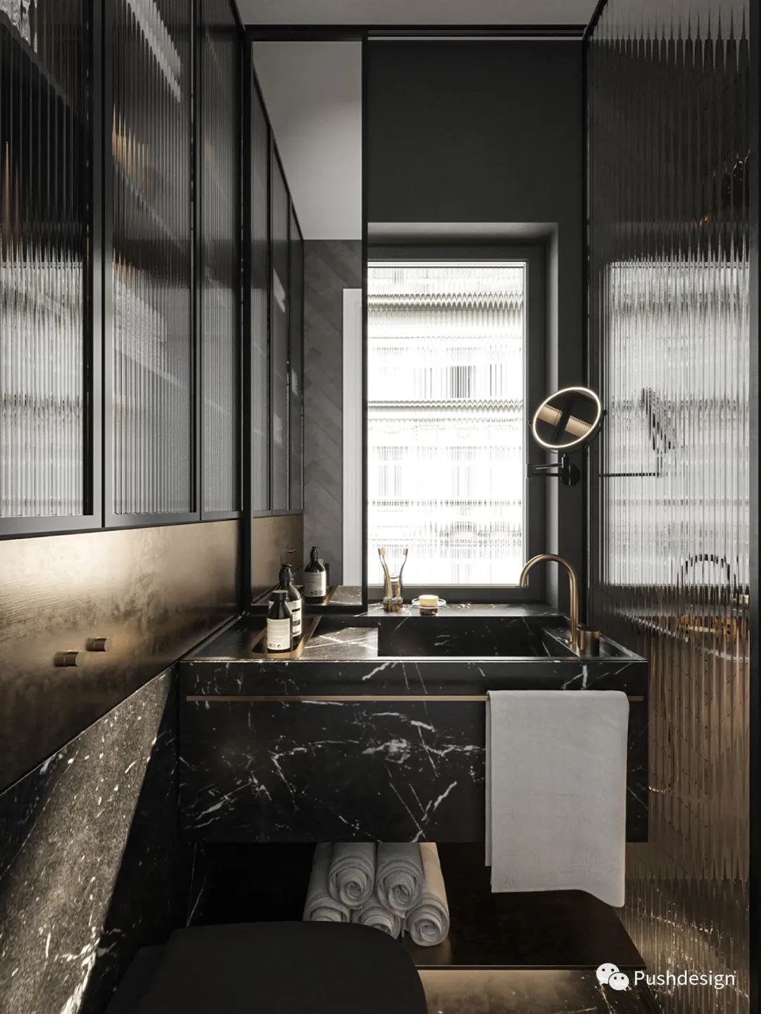 简约轻奢生活艺术空间设计丨璞石建筑空间-12