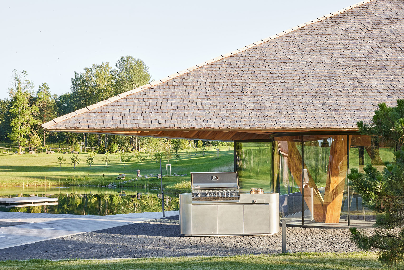 池畔小屋丨立陶宛丨HEIMA architects-45