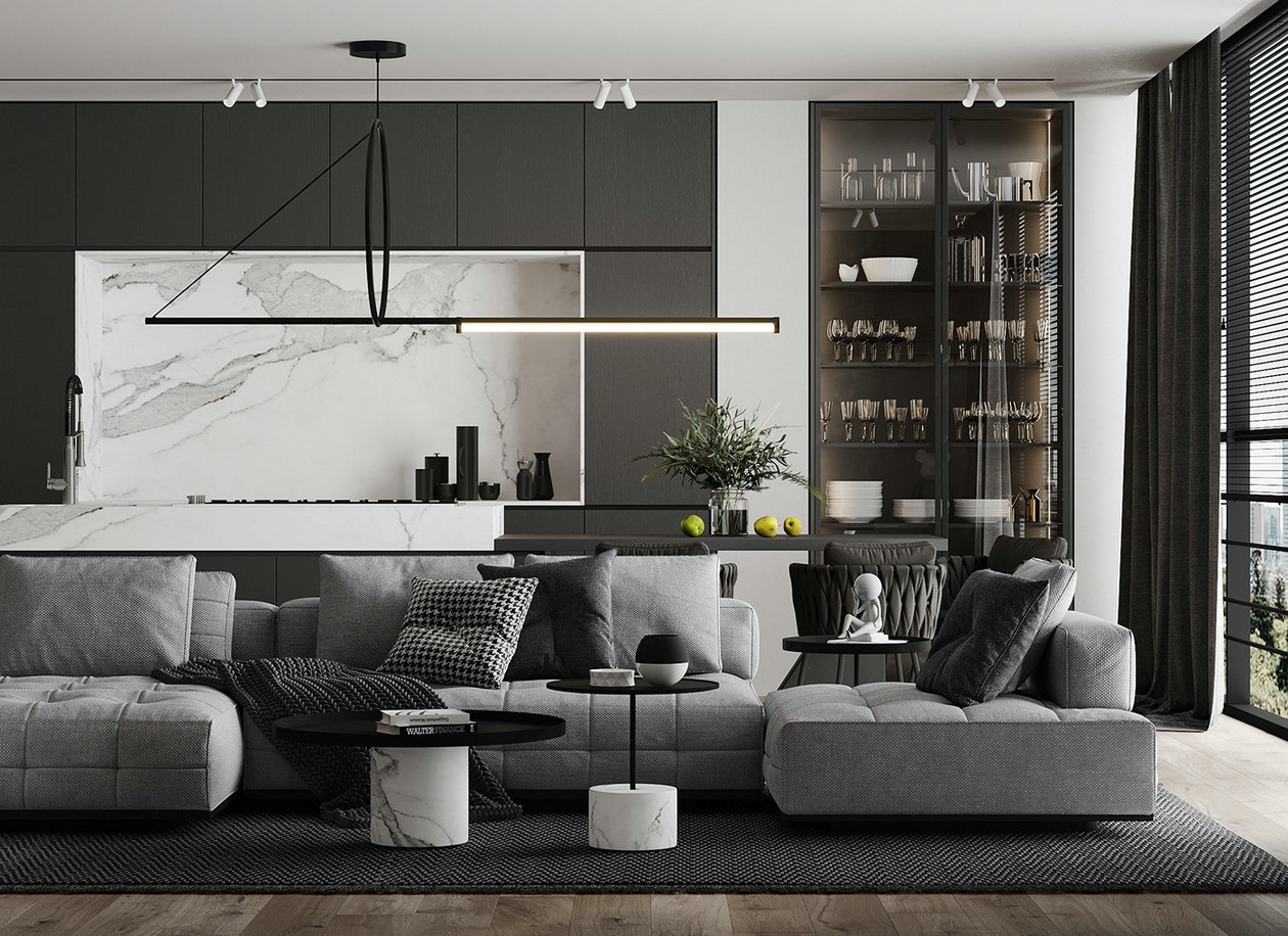 高级黑+高级灰 舒适到极致的现代感-0