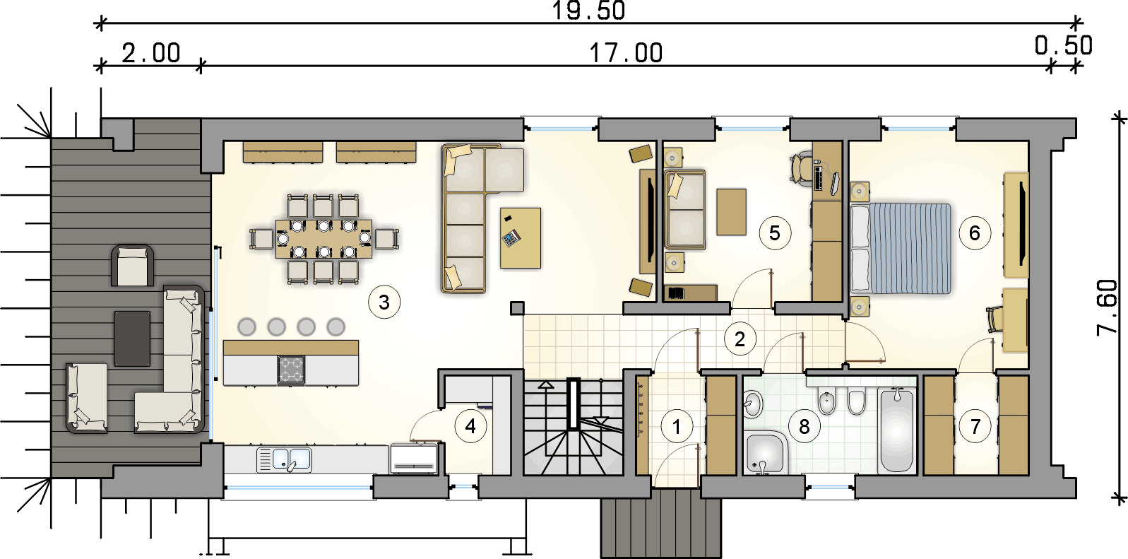 马林·V

注：由于V在没有更多背景信息的情况下，一般直接保留英文形式并结合前面的名字音译，这里假设Marin音译为马林如果V有特殊含义，需更多信息才能准确翻译 丨StudioAtrium-94