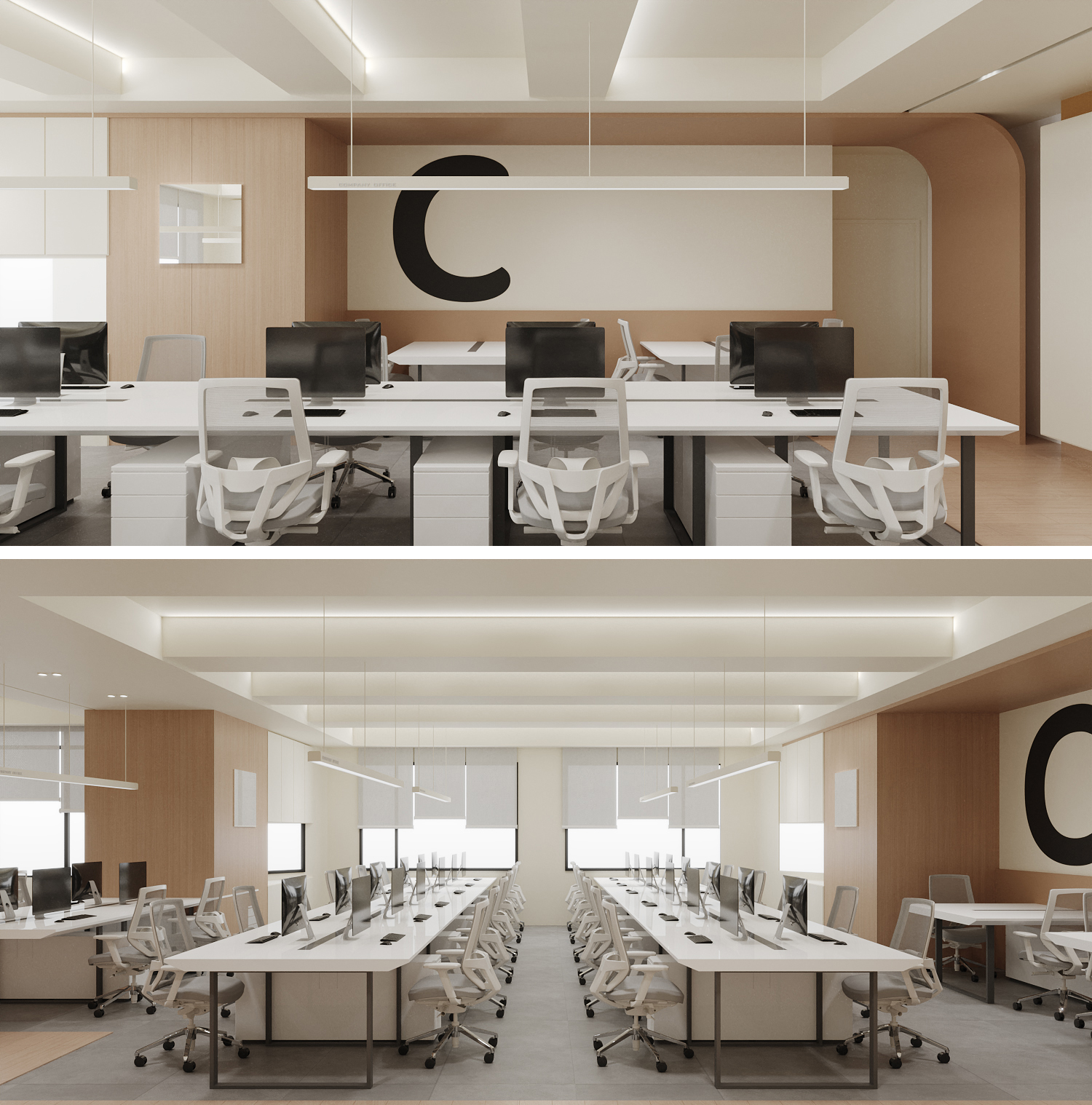 原木风办公室设计-3