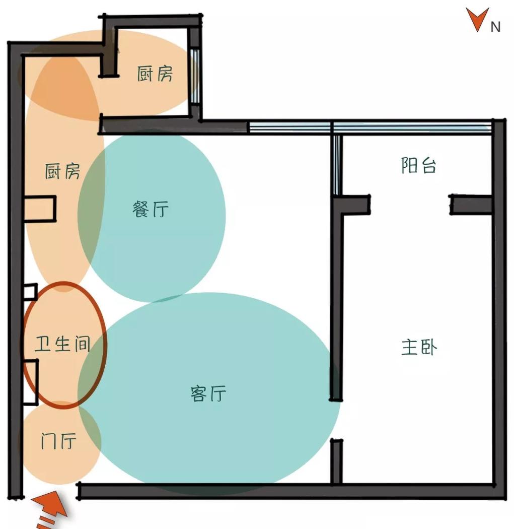 玖雅甘棠设计 | 一居变两居，儿童房与厨房设计是亮点-10