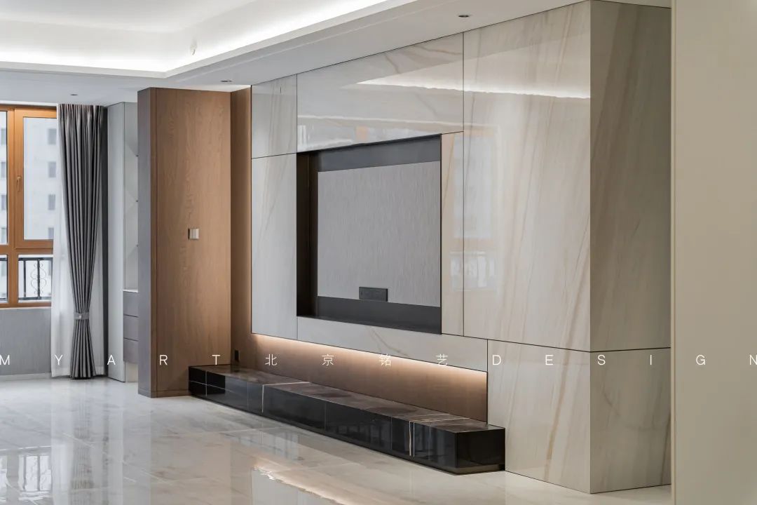 辛集·百合御景城一对一硬装实景丨北京铭艺-69
