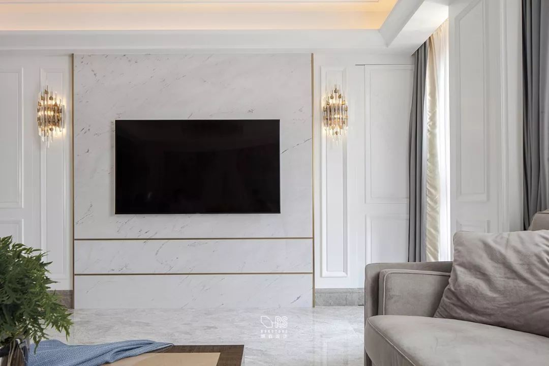 《沁绿》现代美式空间,温馨地中海蓝-16